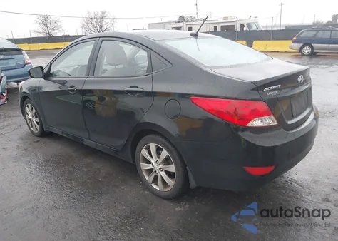 2012 Hyundai Accent Gls z USA, uszkodzony, nr VIN KMHCU4AE6CU108828